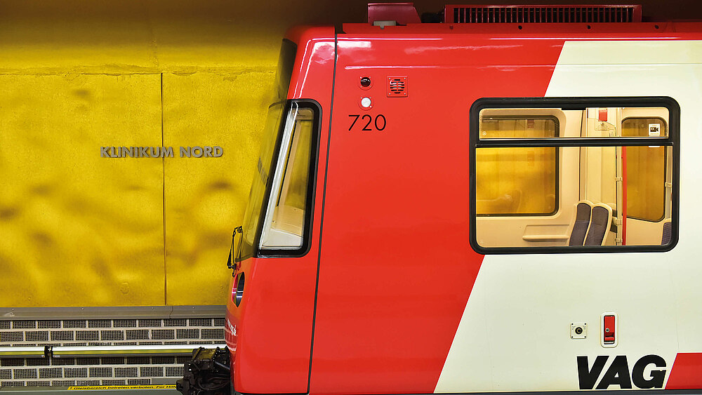 U-Bahn und U-Bahnhof Klinikum Nord